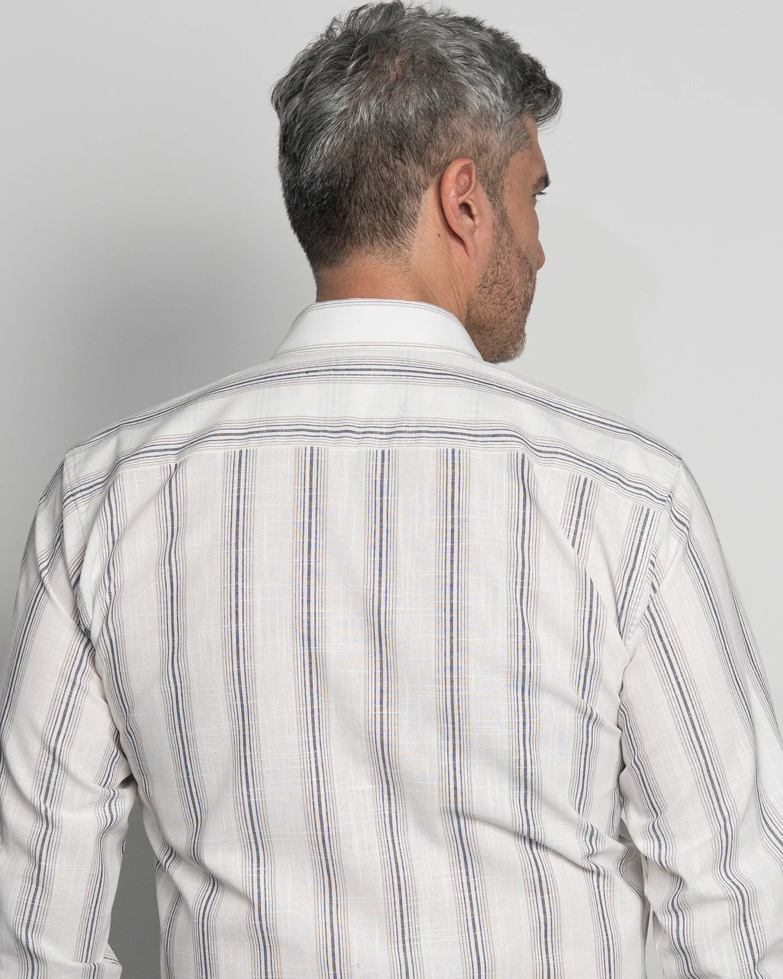Camisa Algodón Raya Negra - Image 9