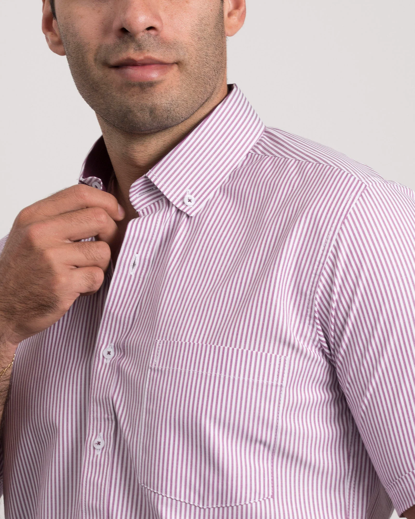 Camisa Mil Rayas Moradas - Image 5