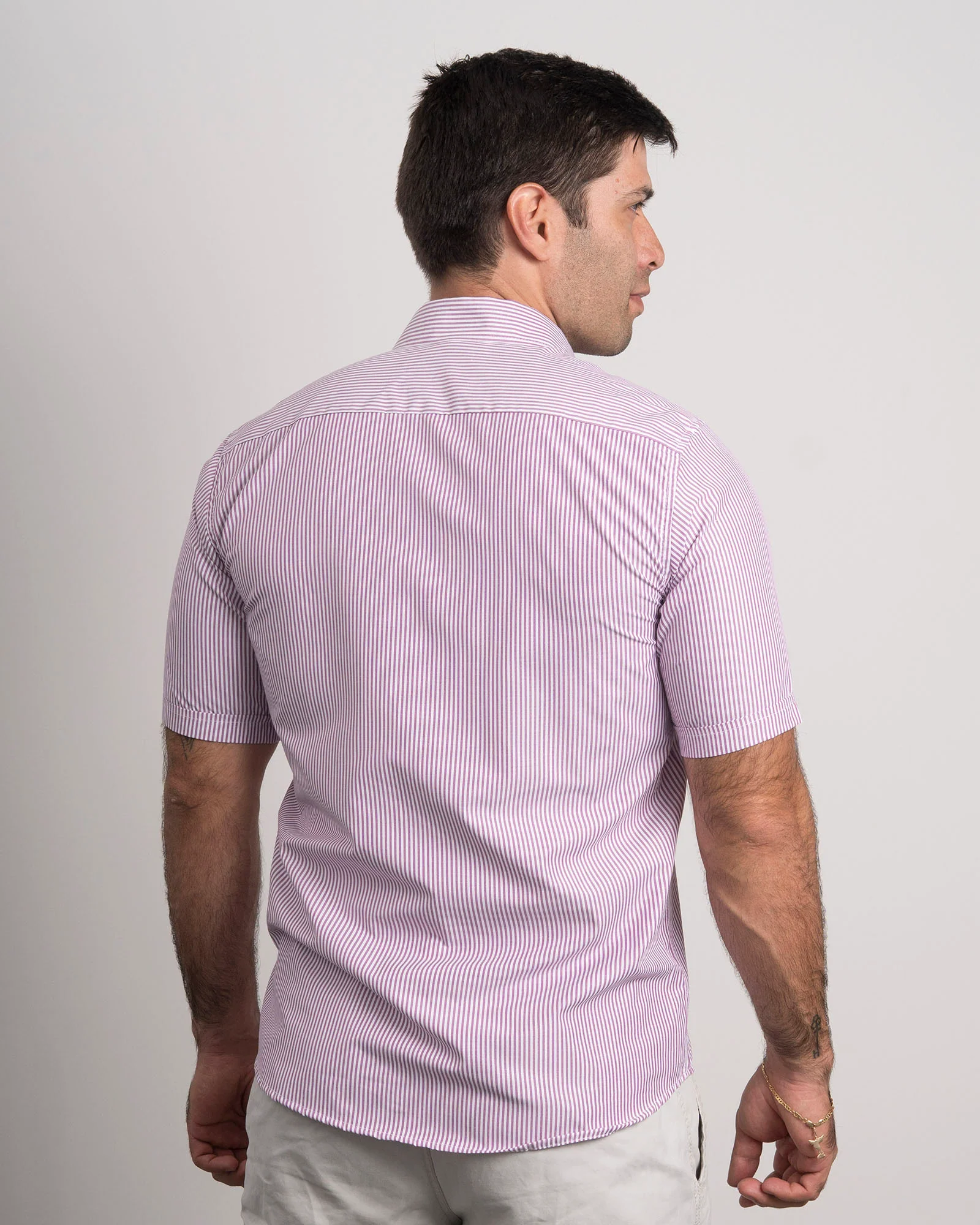 Camisa Mil Rayas Moradas - Image 8