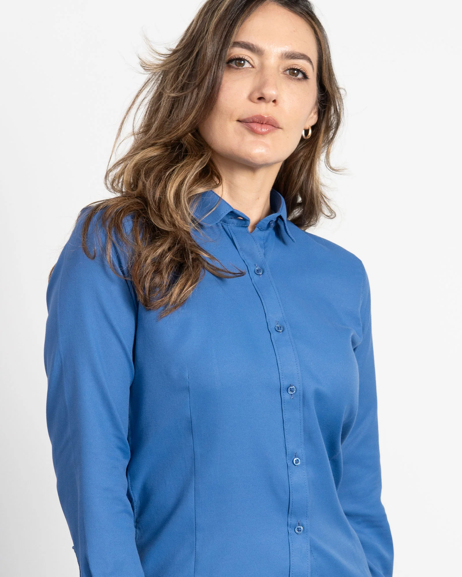Camisa Azul Rey Mujer - Image 7