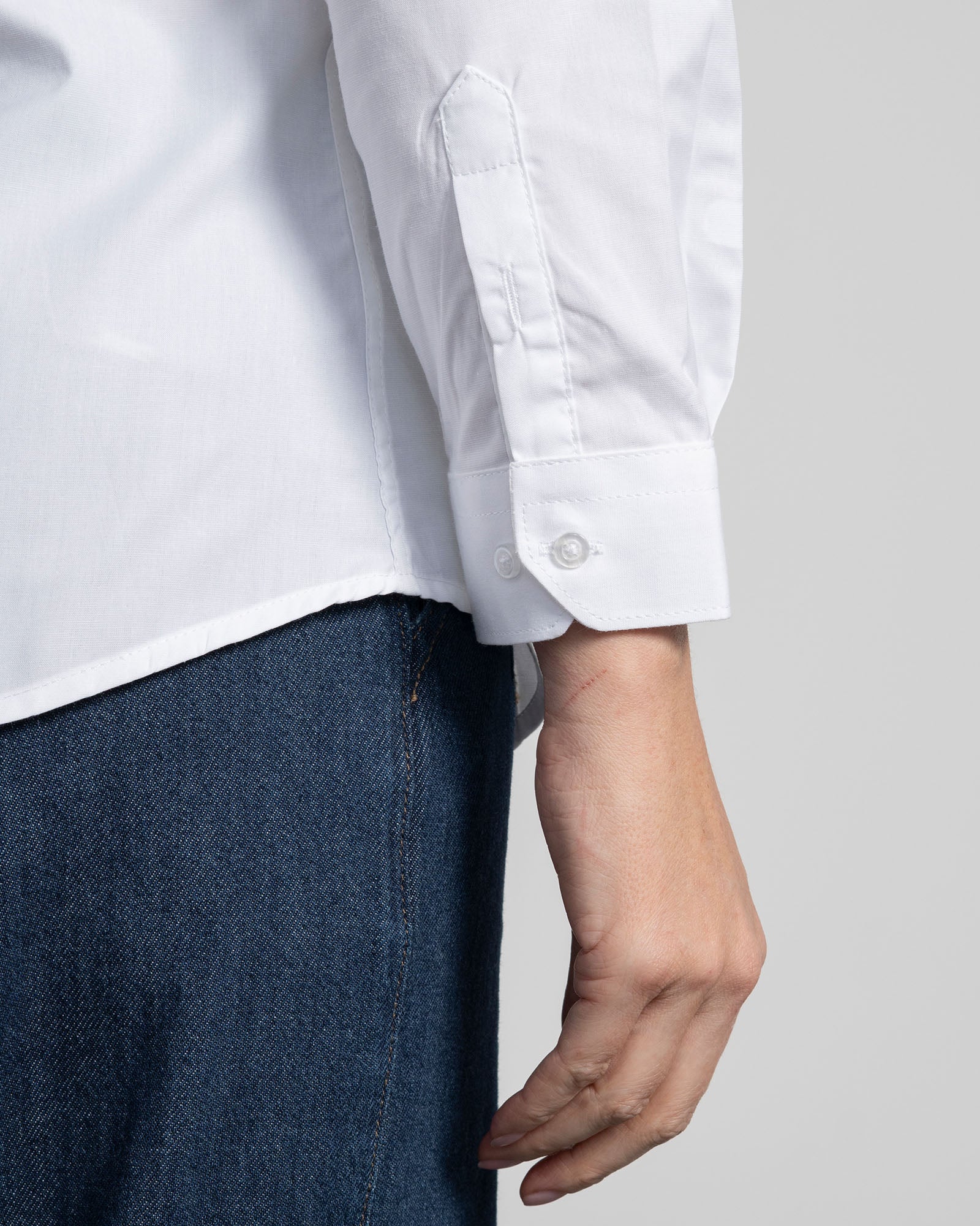Camisa Blanca Textura 1 Mujer - Image 5
