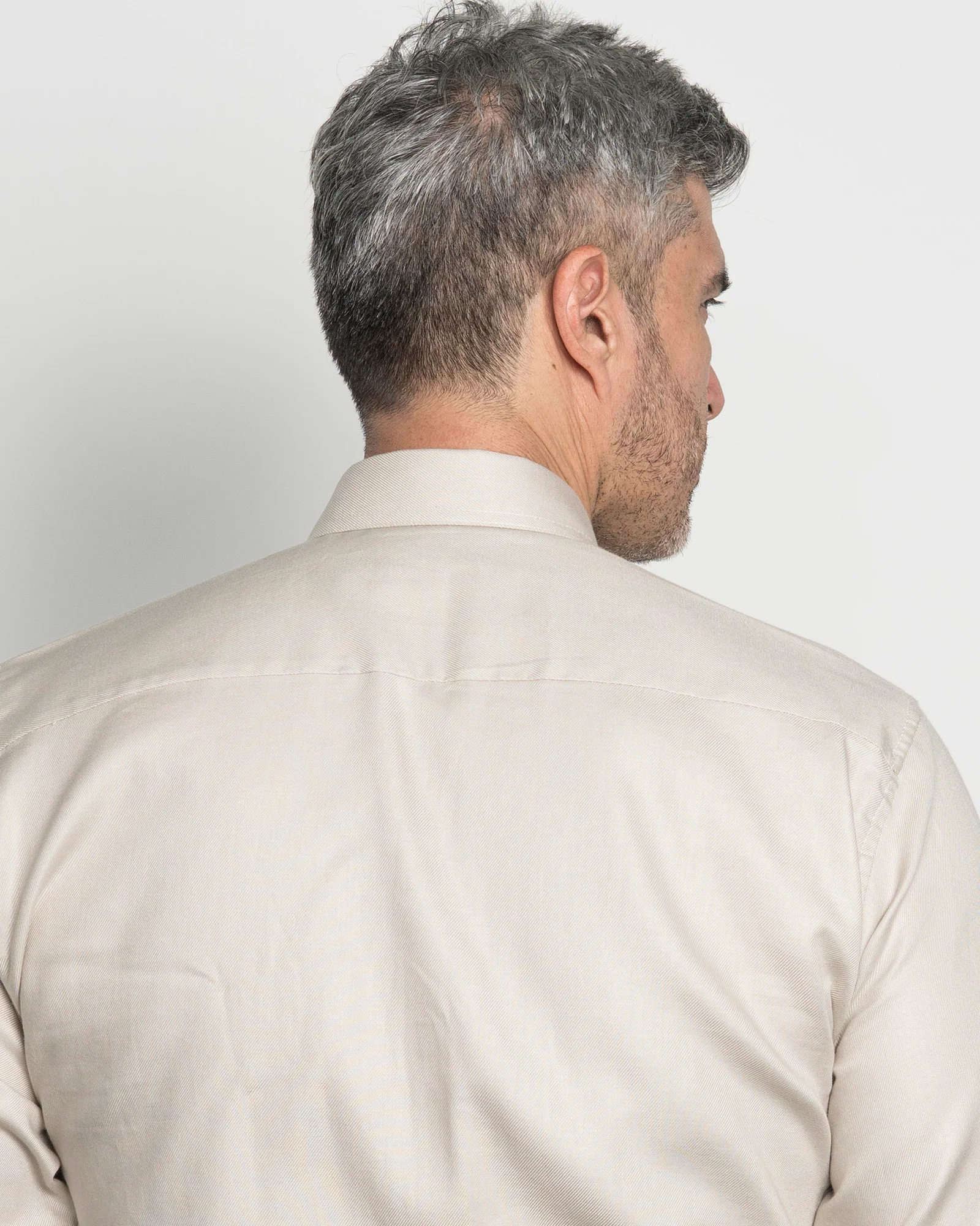 Camisa Drill Twill Beige - Image 4