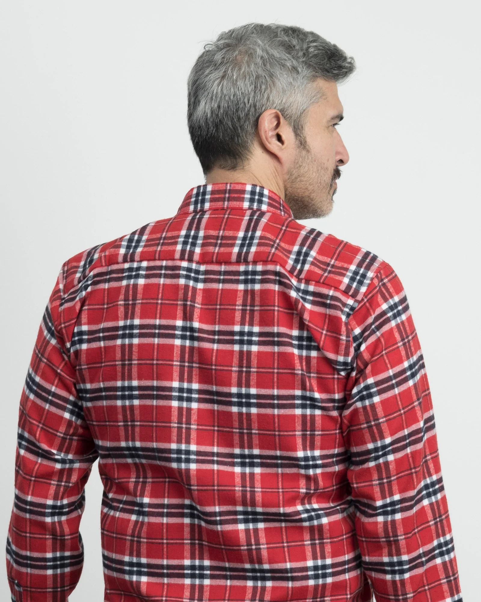 Camisa Leñadora Cuadros Roja - Image 5