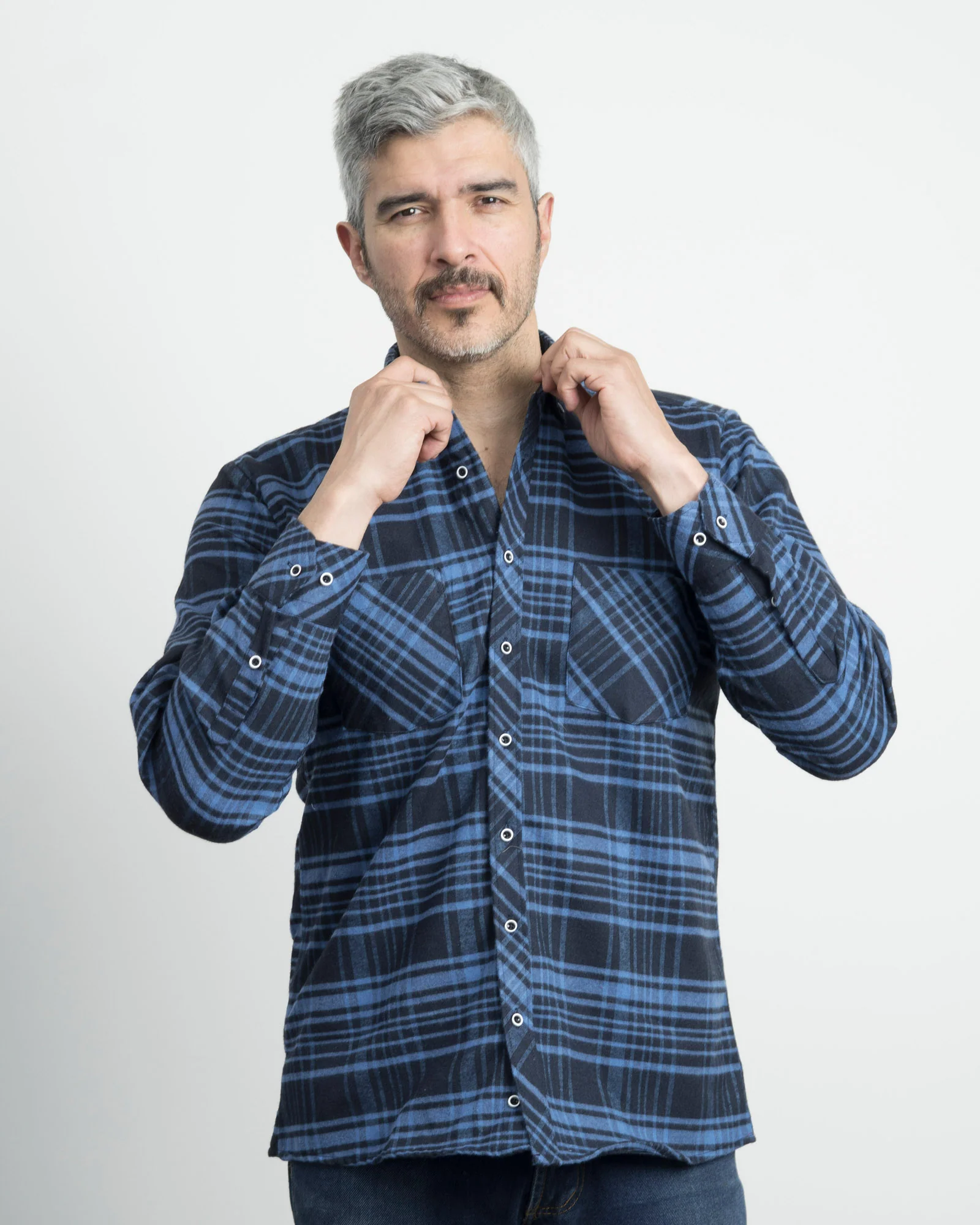 Camisa Leñadora CuadrosAzules - Image 3