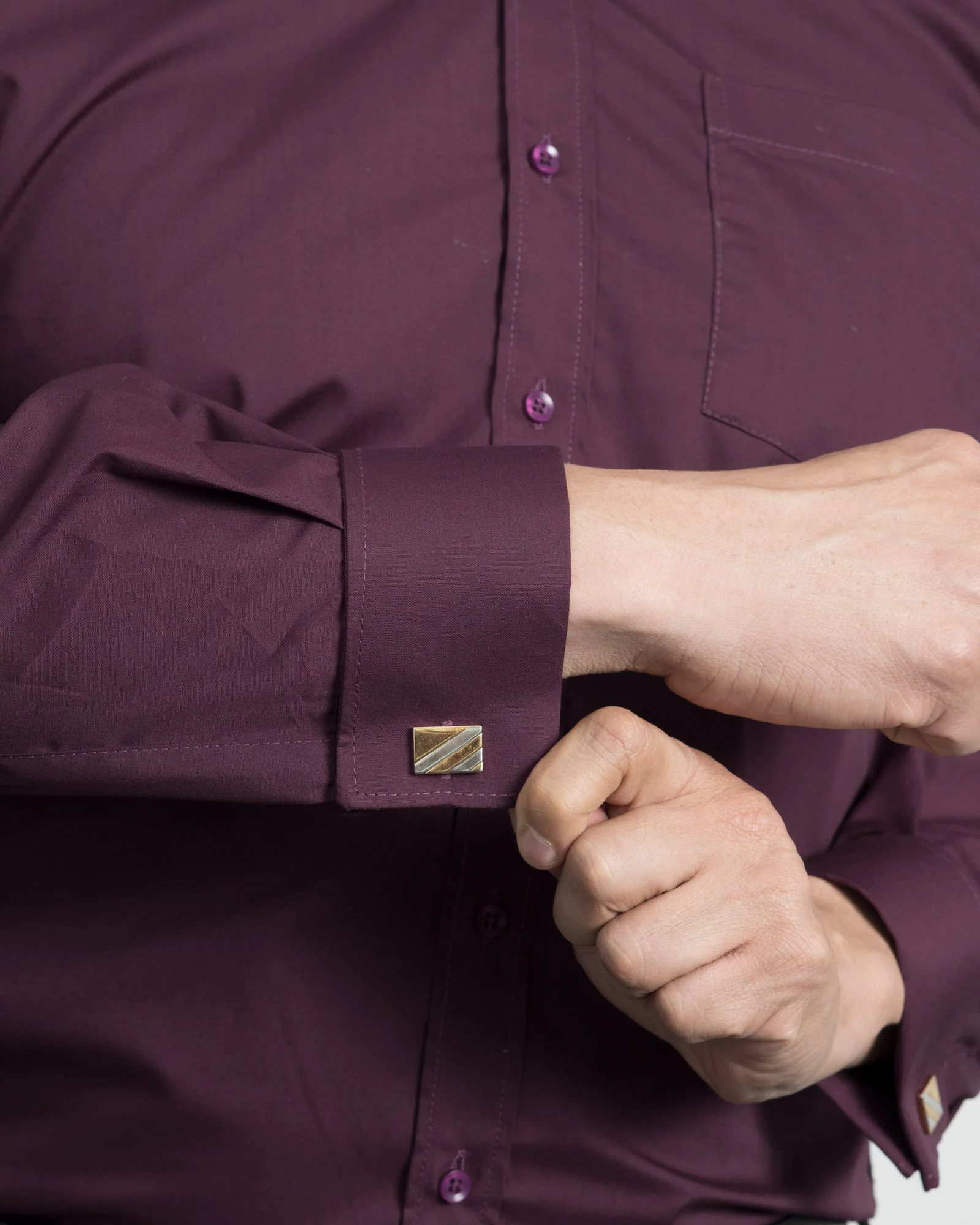 Camisa Mancorna Morado - Image 4