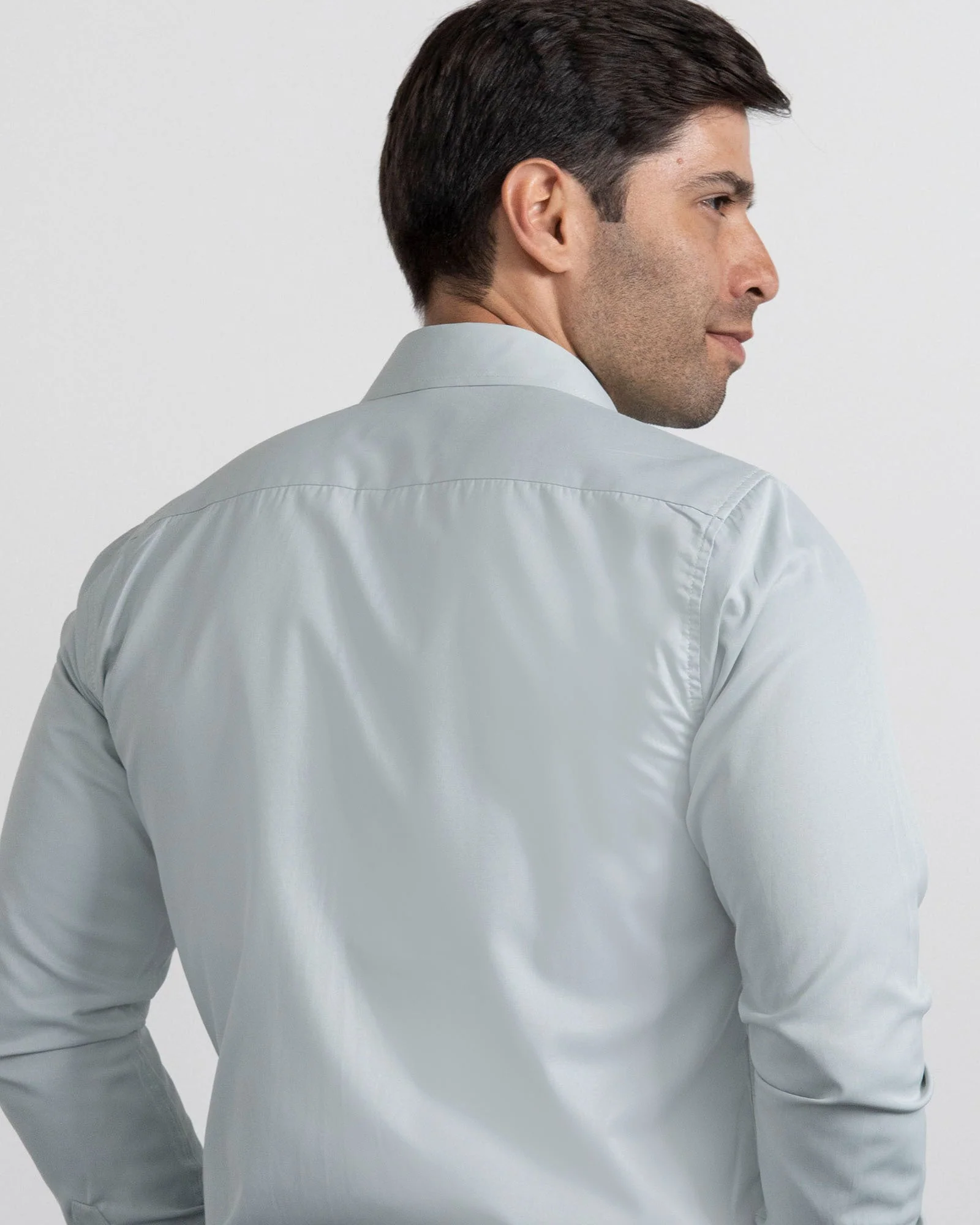 Camisa Mancorna Verde Claro - Image 3