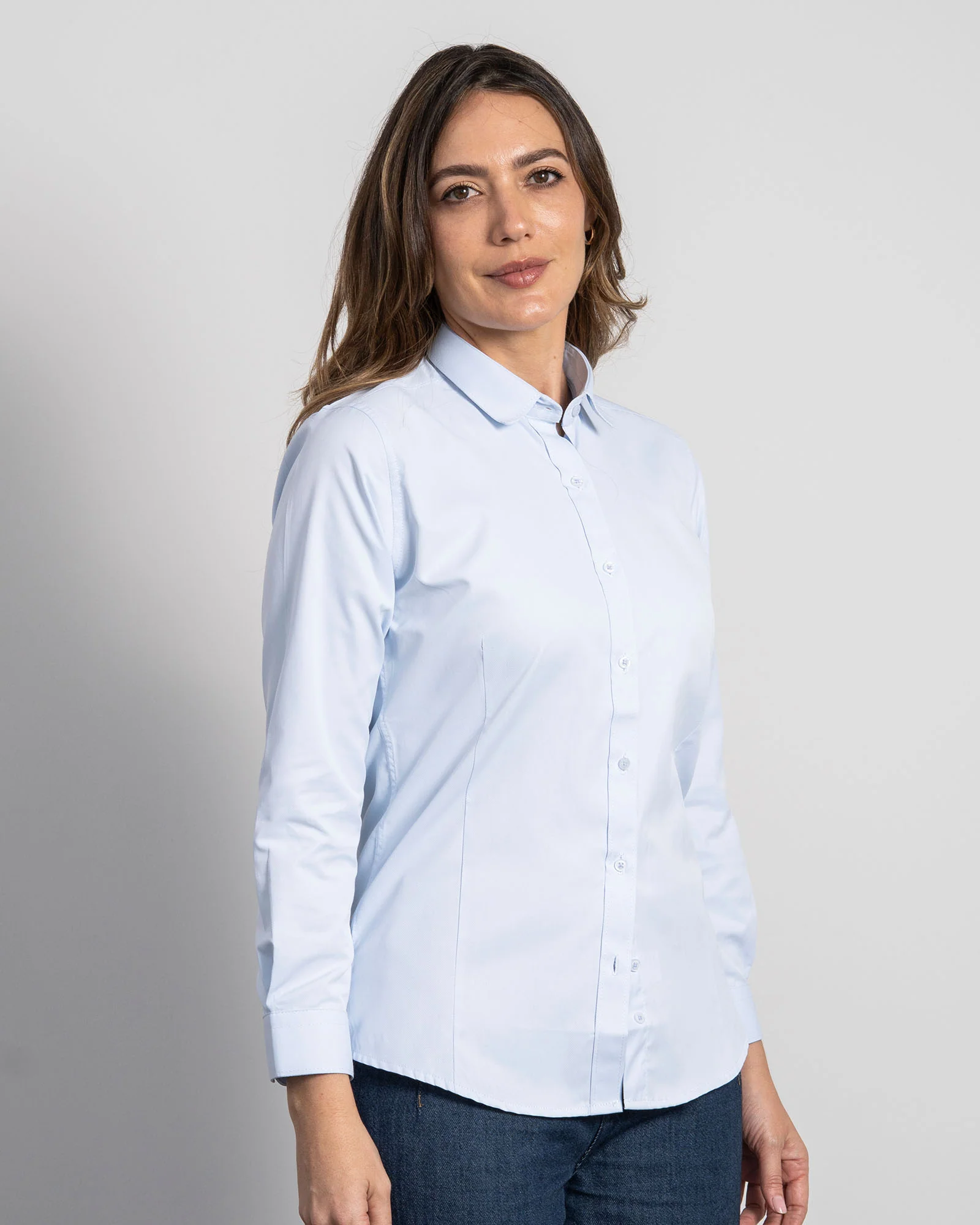 Camisa Mujer Azul Claro - Image 3