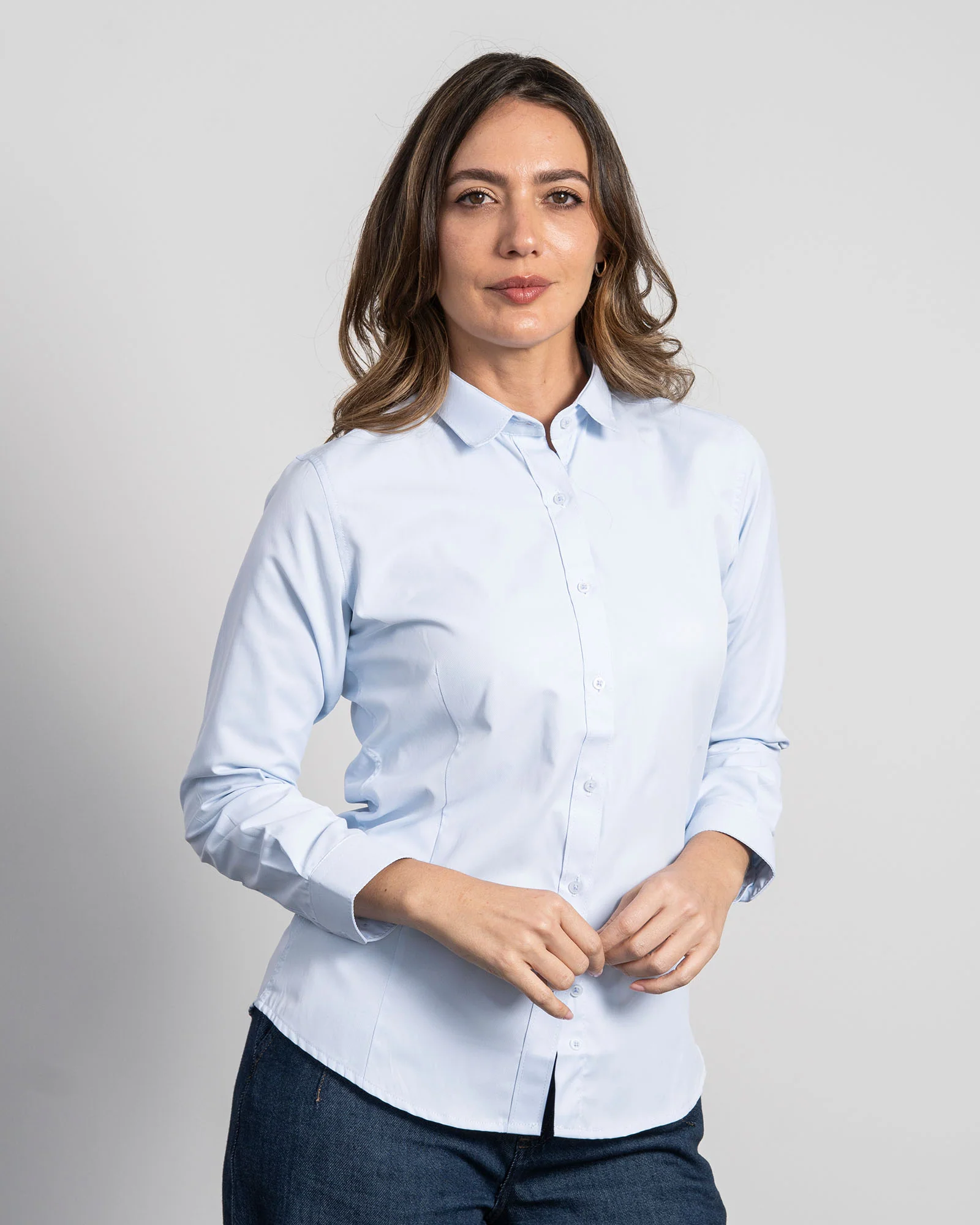 Camisa Mujer Azul Claro - Image 4