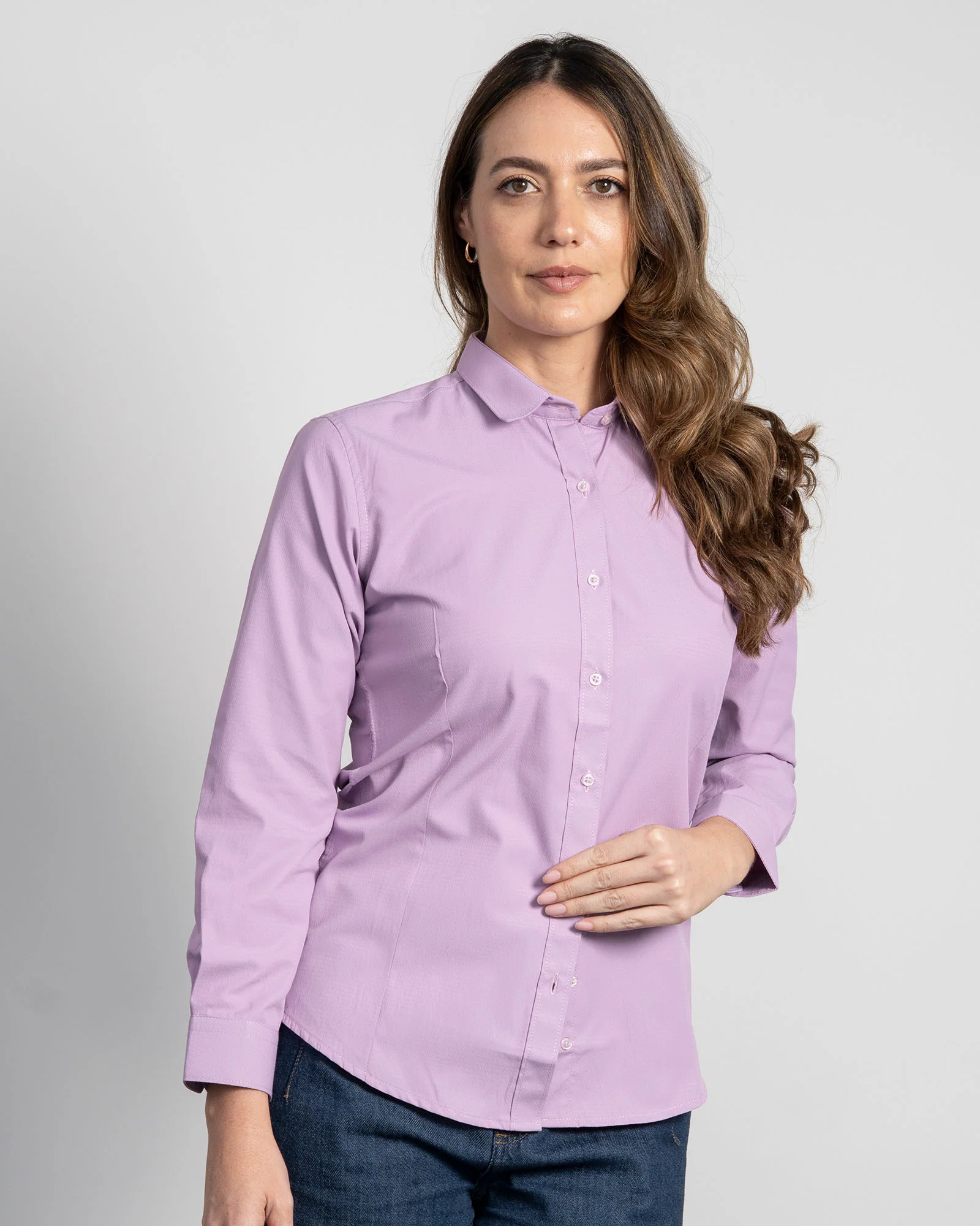 Camisa Mujer Lila 2 - Image 2