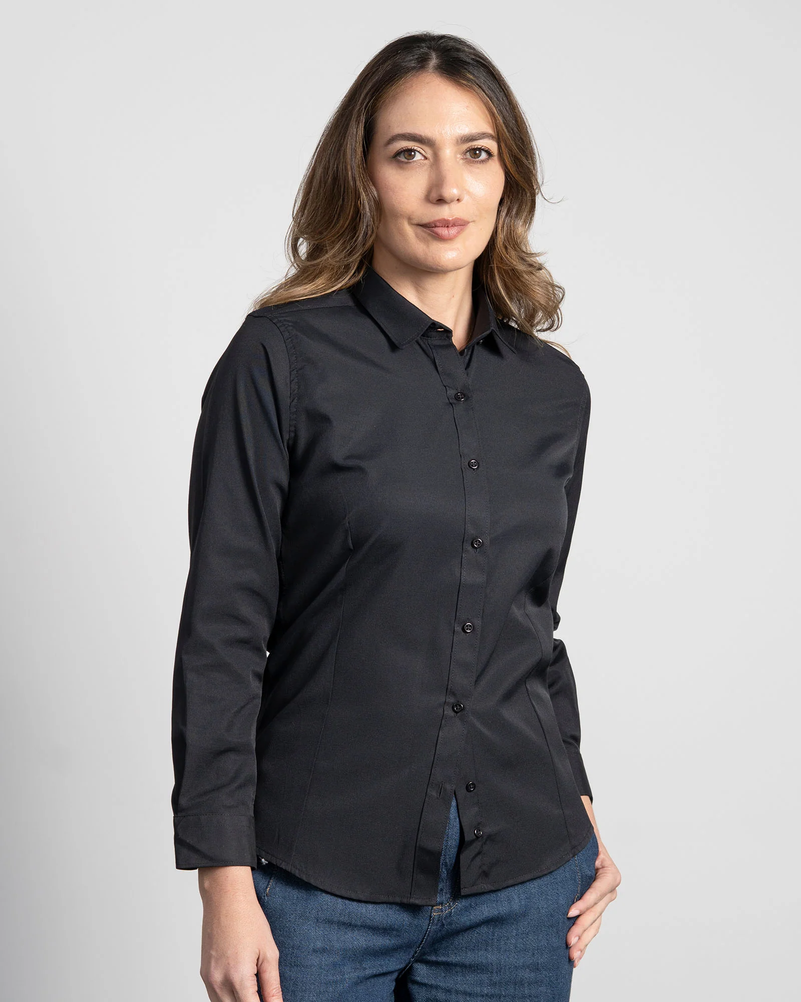 Camisa Negra Zig Zag Mujer - Image 3