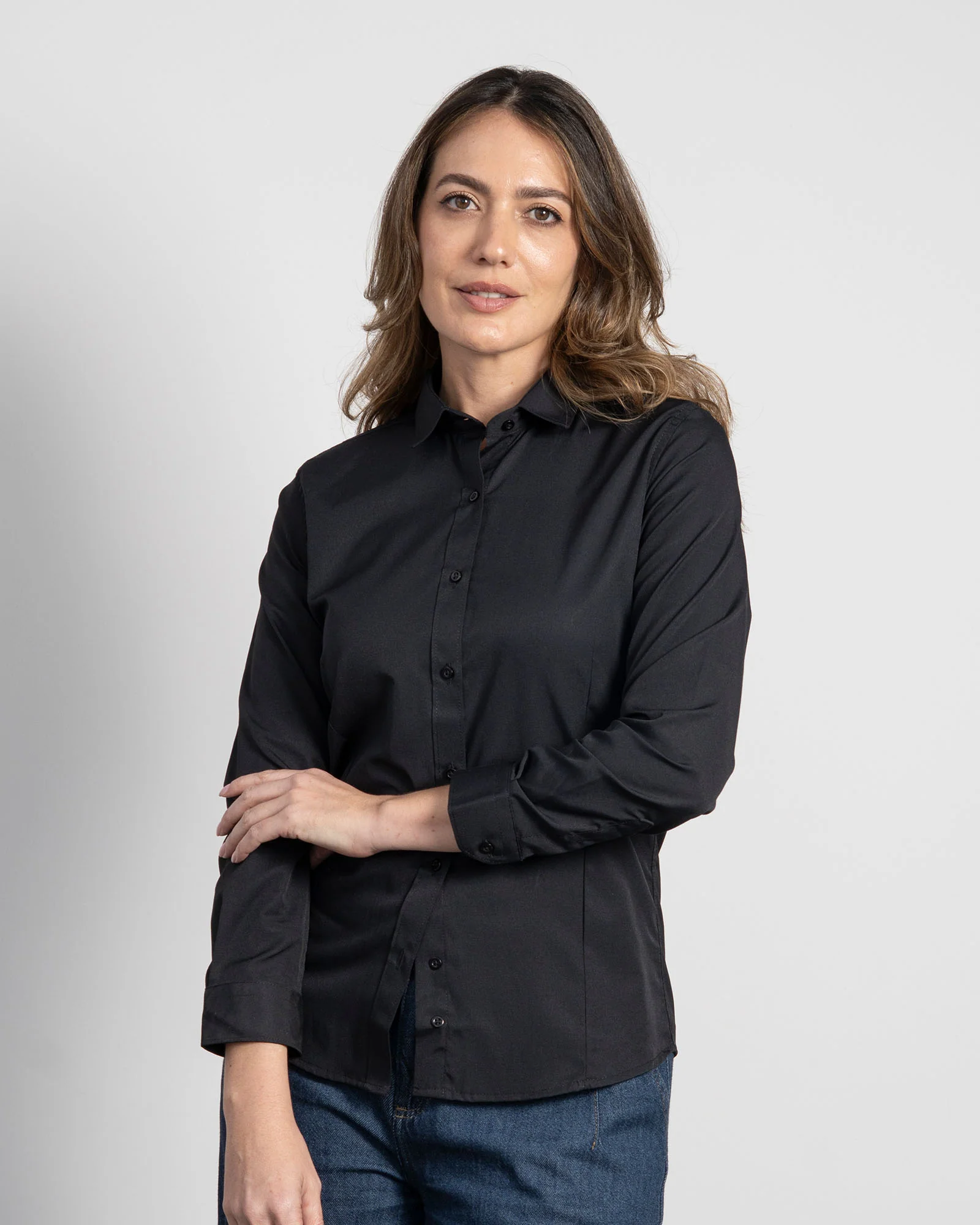 Camisa Negra Zig Zag Mujer - Image 4
