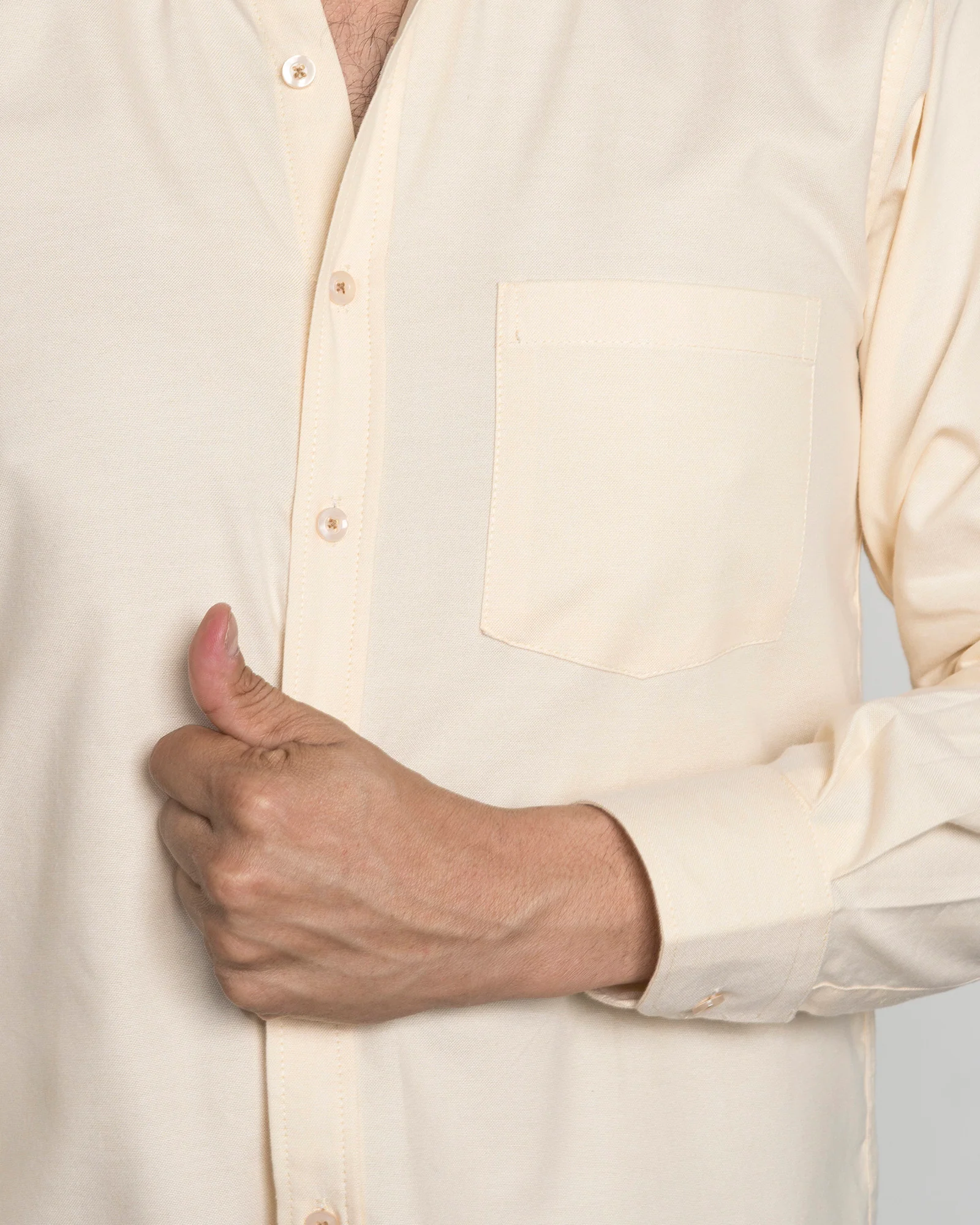 Camisa Oxford Amarillo - Image 6
