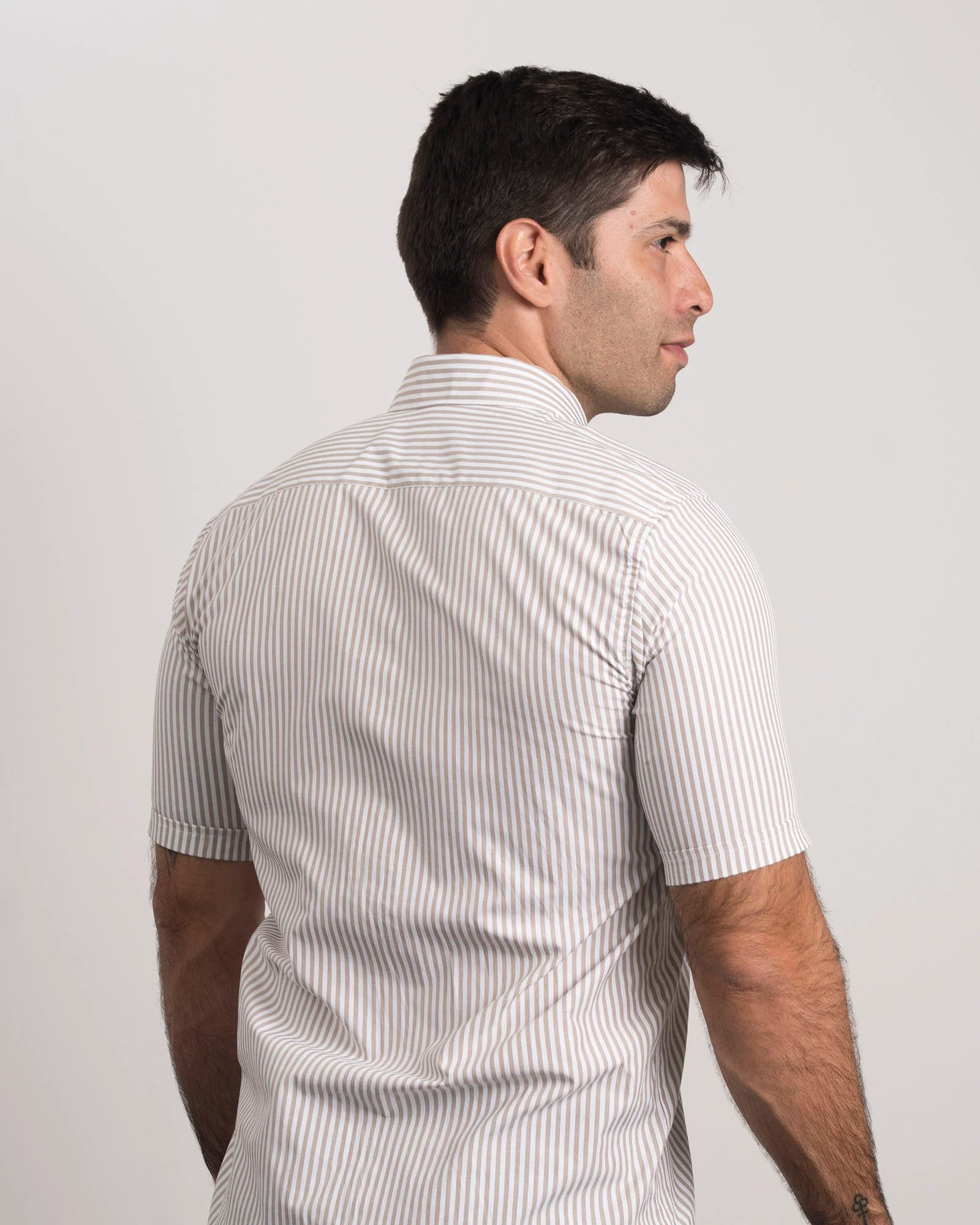 Camisa Beige Mil Rayas - Image 6