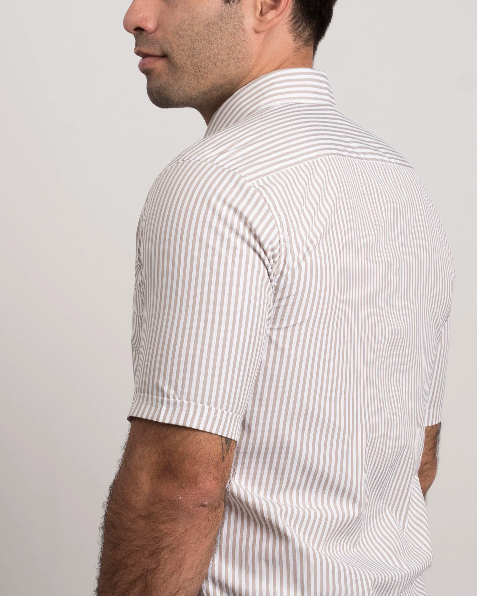 Camisa Beige Mil Rayas - Image 7