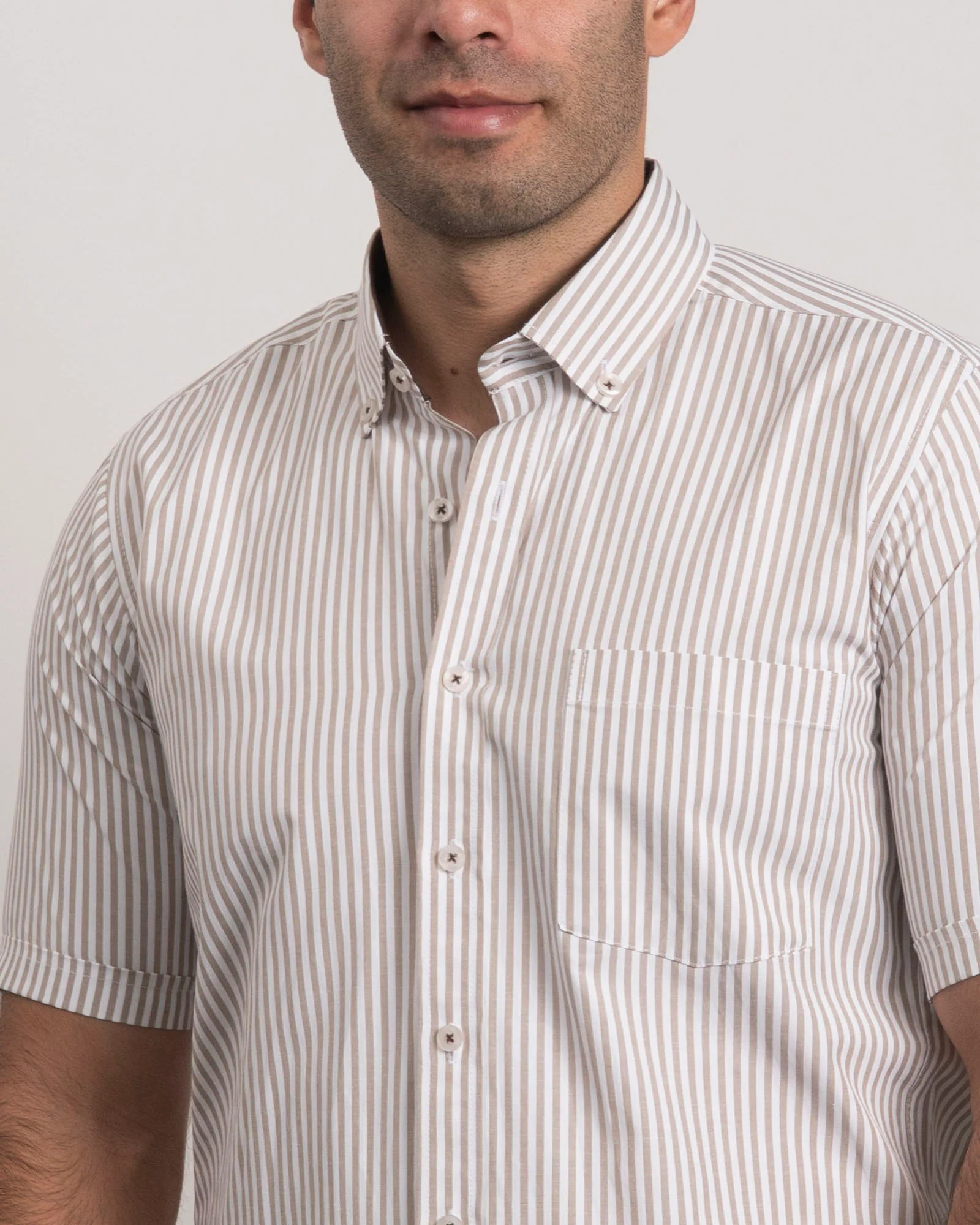 Camisa Beige Mil Rayas - Image 8