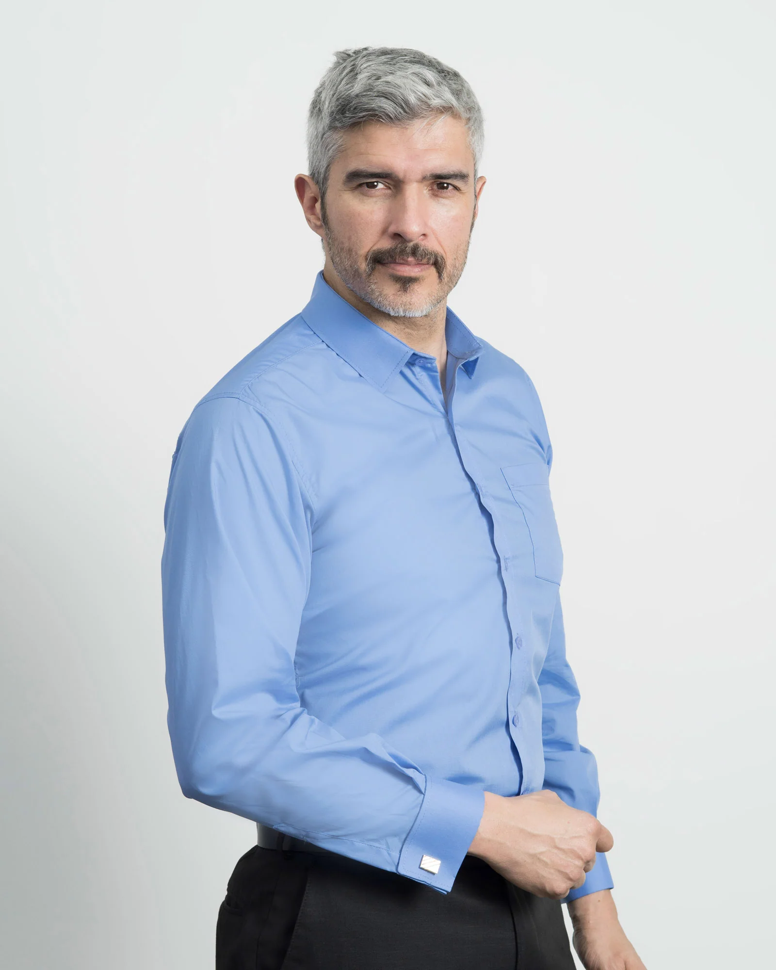 Camisa Mancorna Azul - Image 5