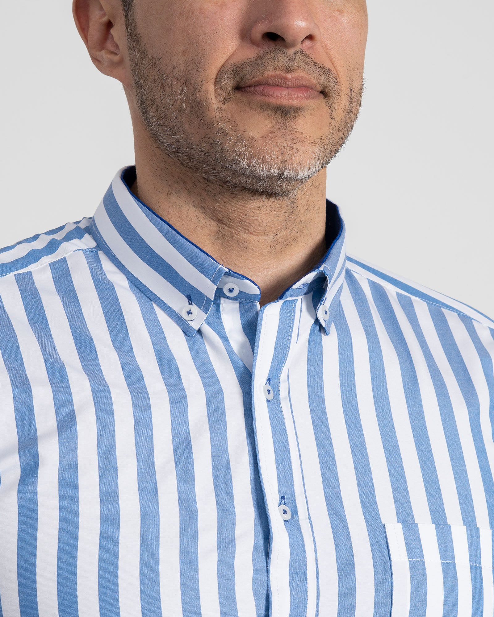 Camisa Rayas Azul - Image 7