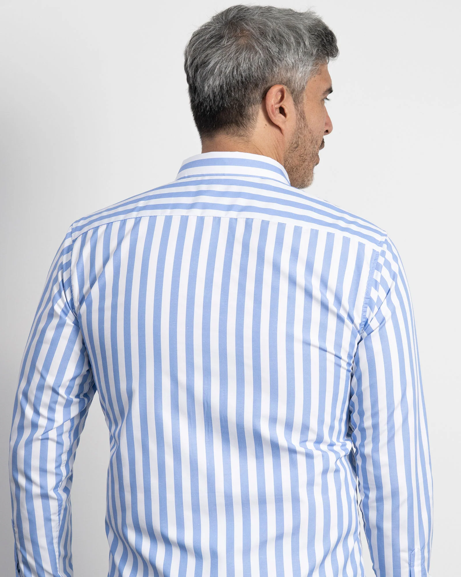 Camisa Rayas Azul Clara - Image 6