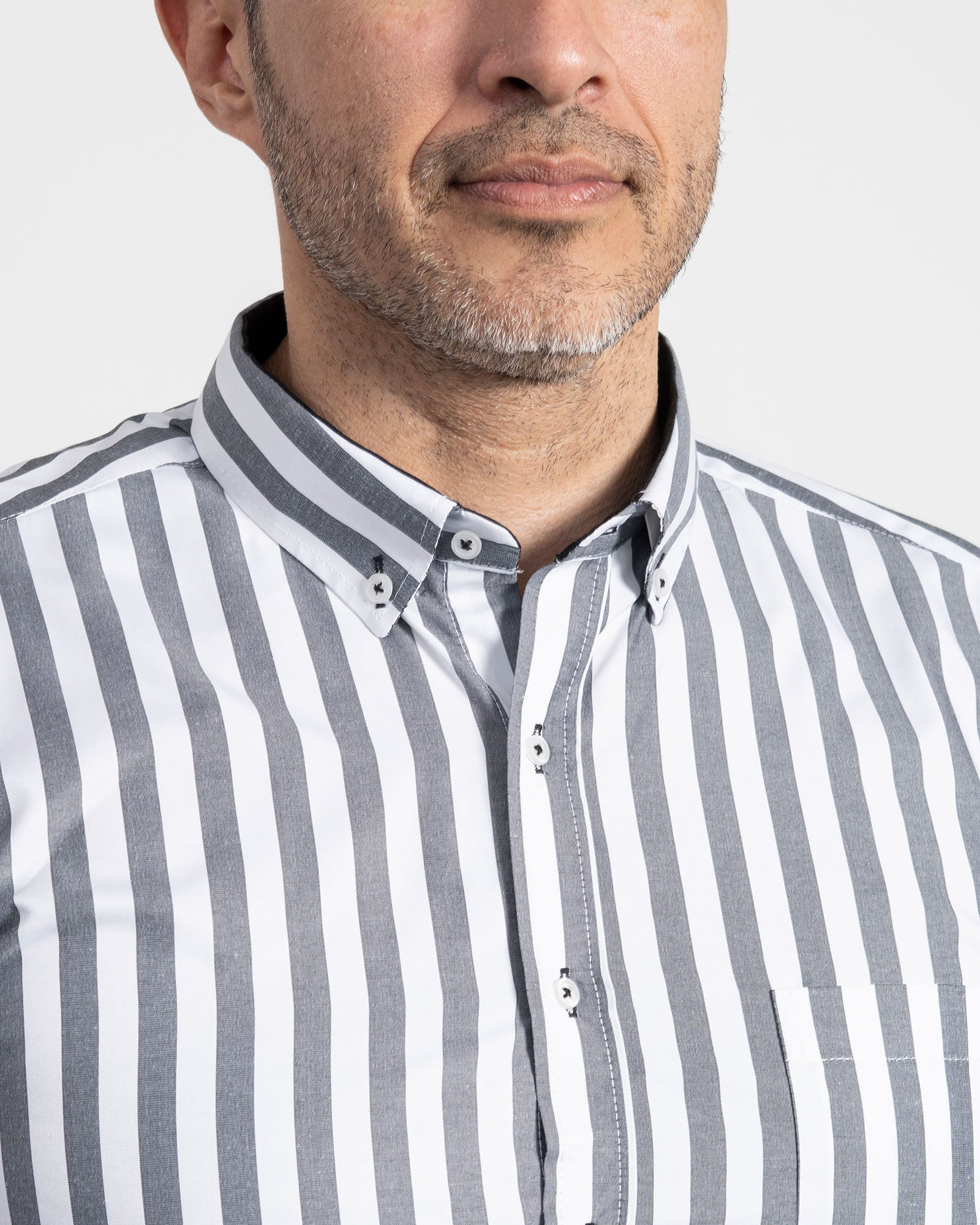 Camisa Rayas Negra - Image 4