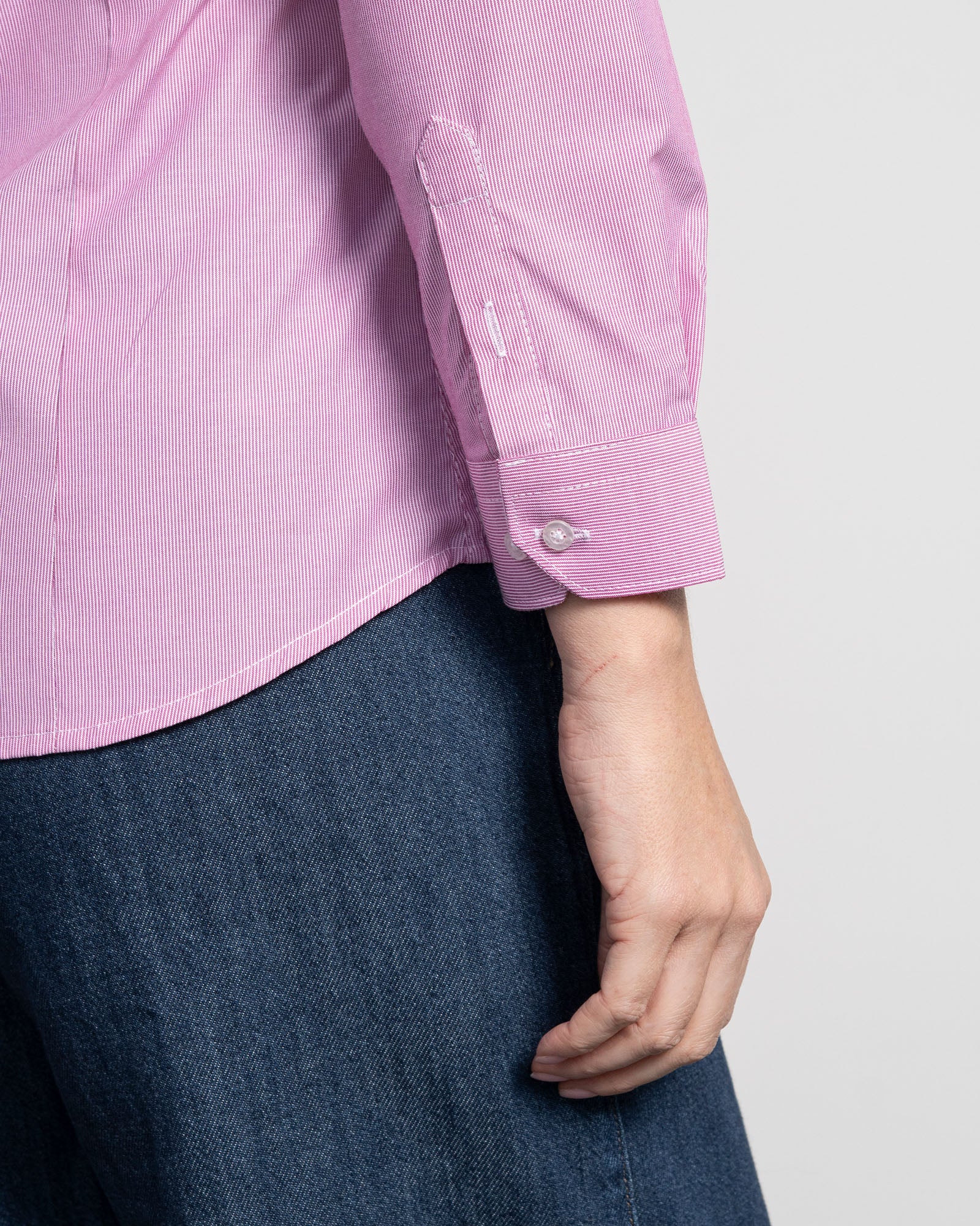 Camisa Rayas Púrpura Mujer - Image 7