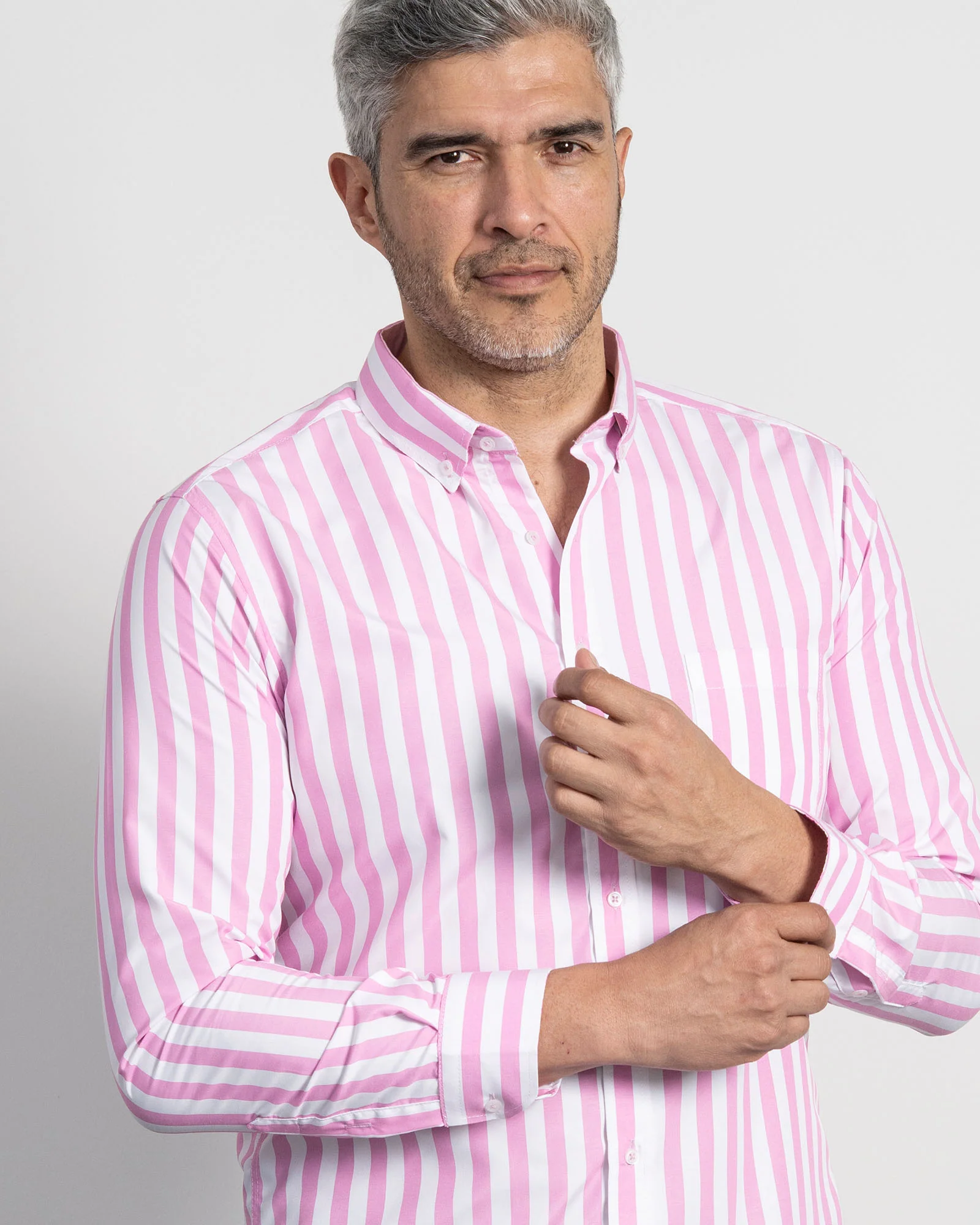 Camisa Rayas Rosa - Image 3