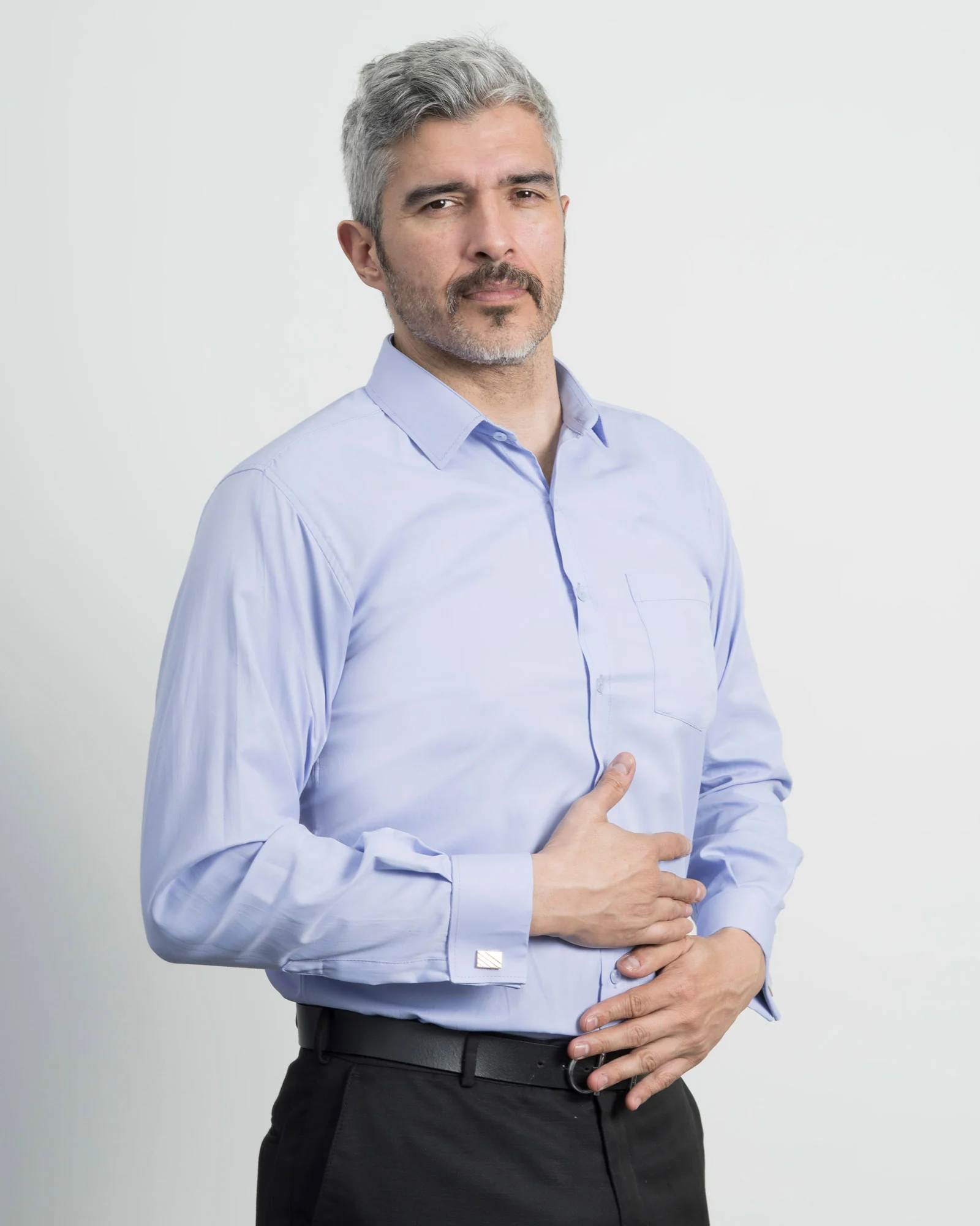 Camisa Mancorna Lila - Image 2