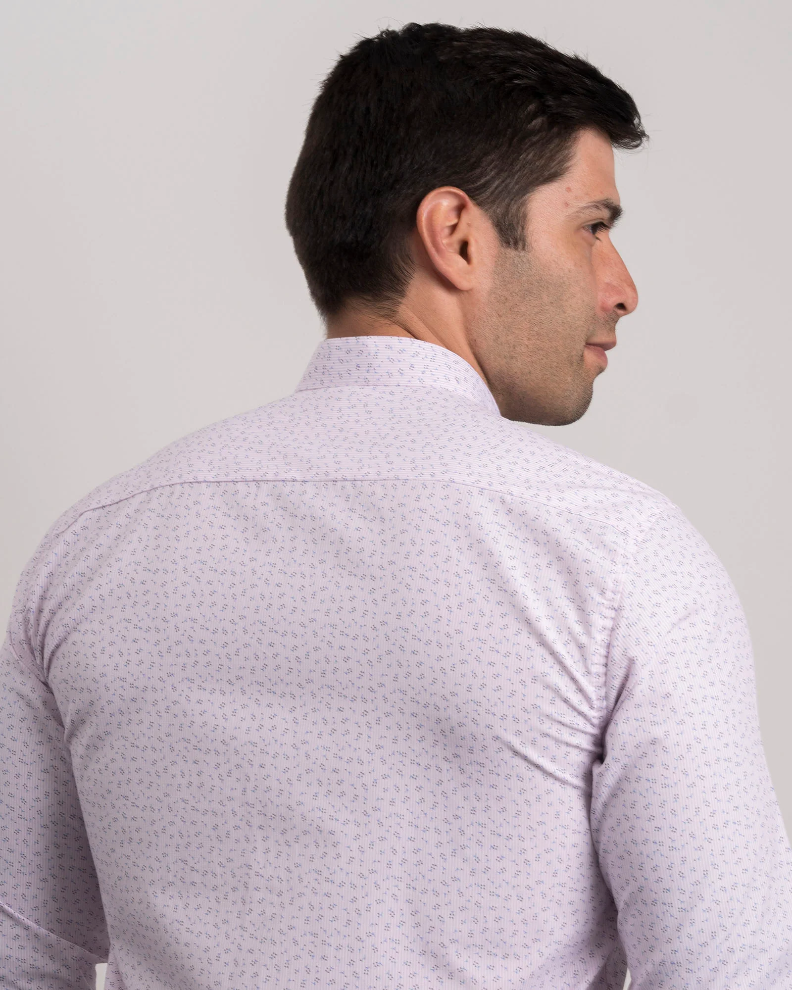 Camisa Rosada Print Cuello Mao - Image 4