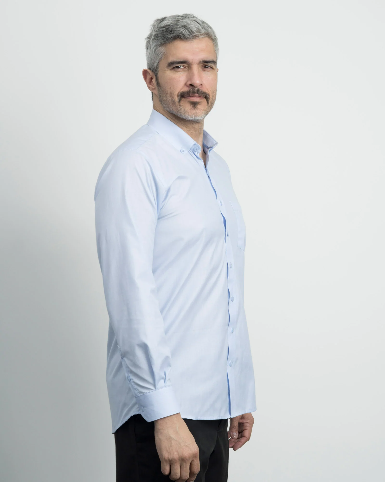 Camisa Solo Fondo Azul Claro