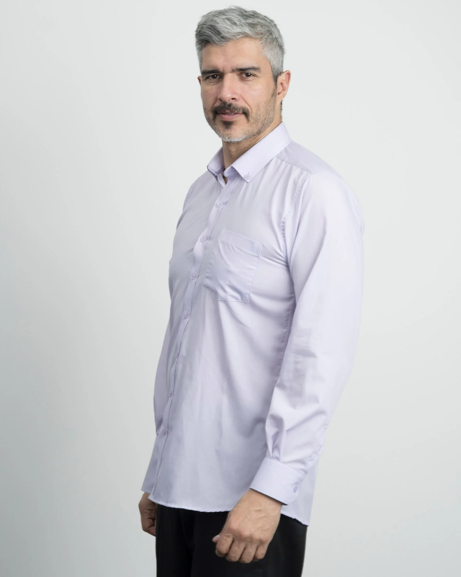 Camisa Solo Fondo Lila