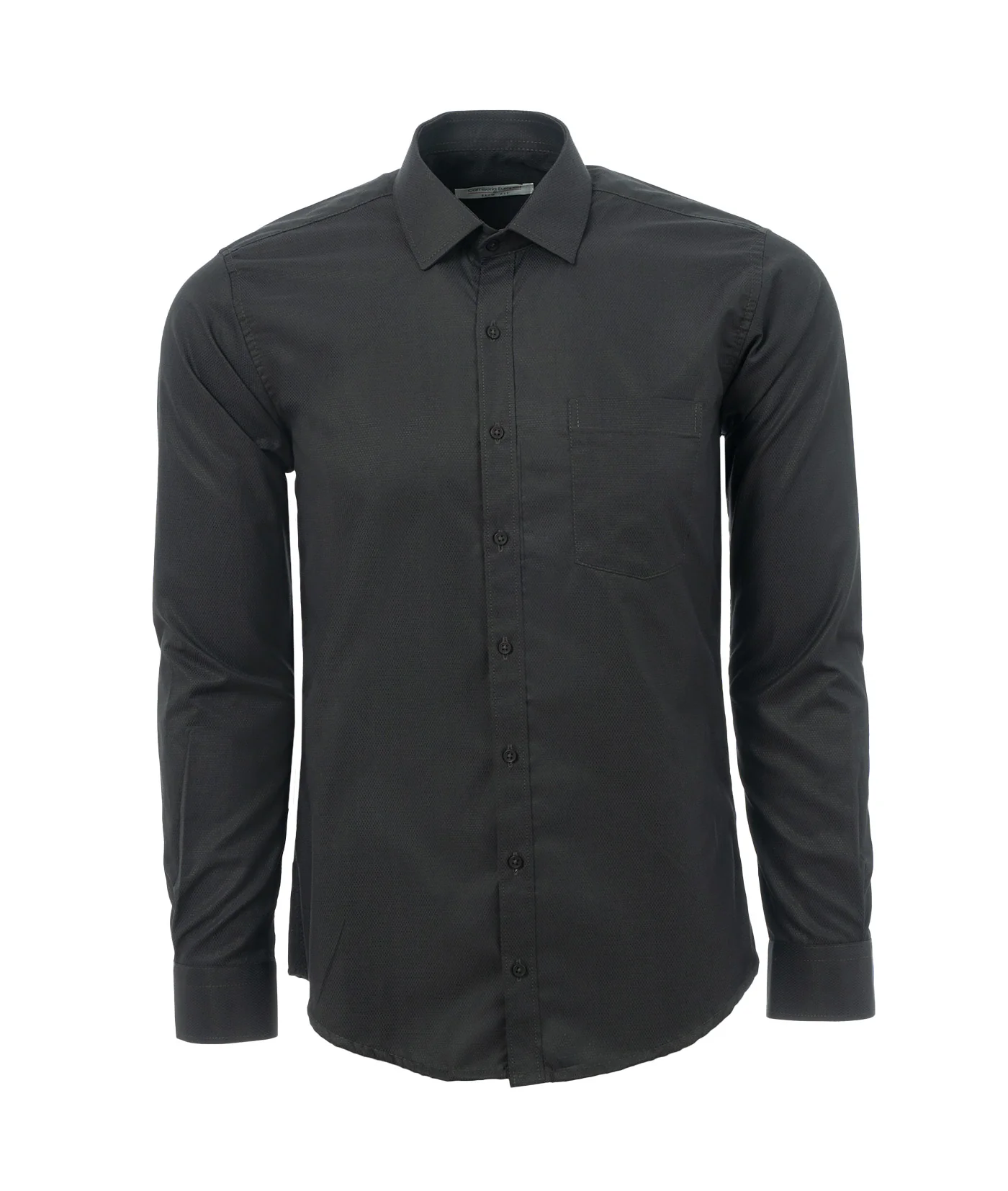 Camisa Solo Fondo Negra Rombos