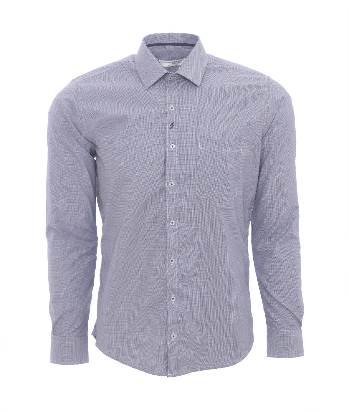 Camisa Textura Morada Oscura
