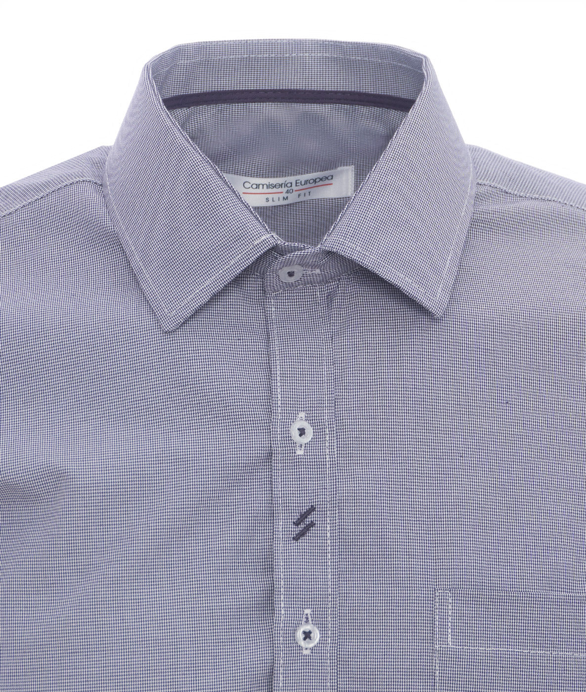 Camisa Textura Morada Oscura - Image 2